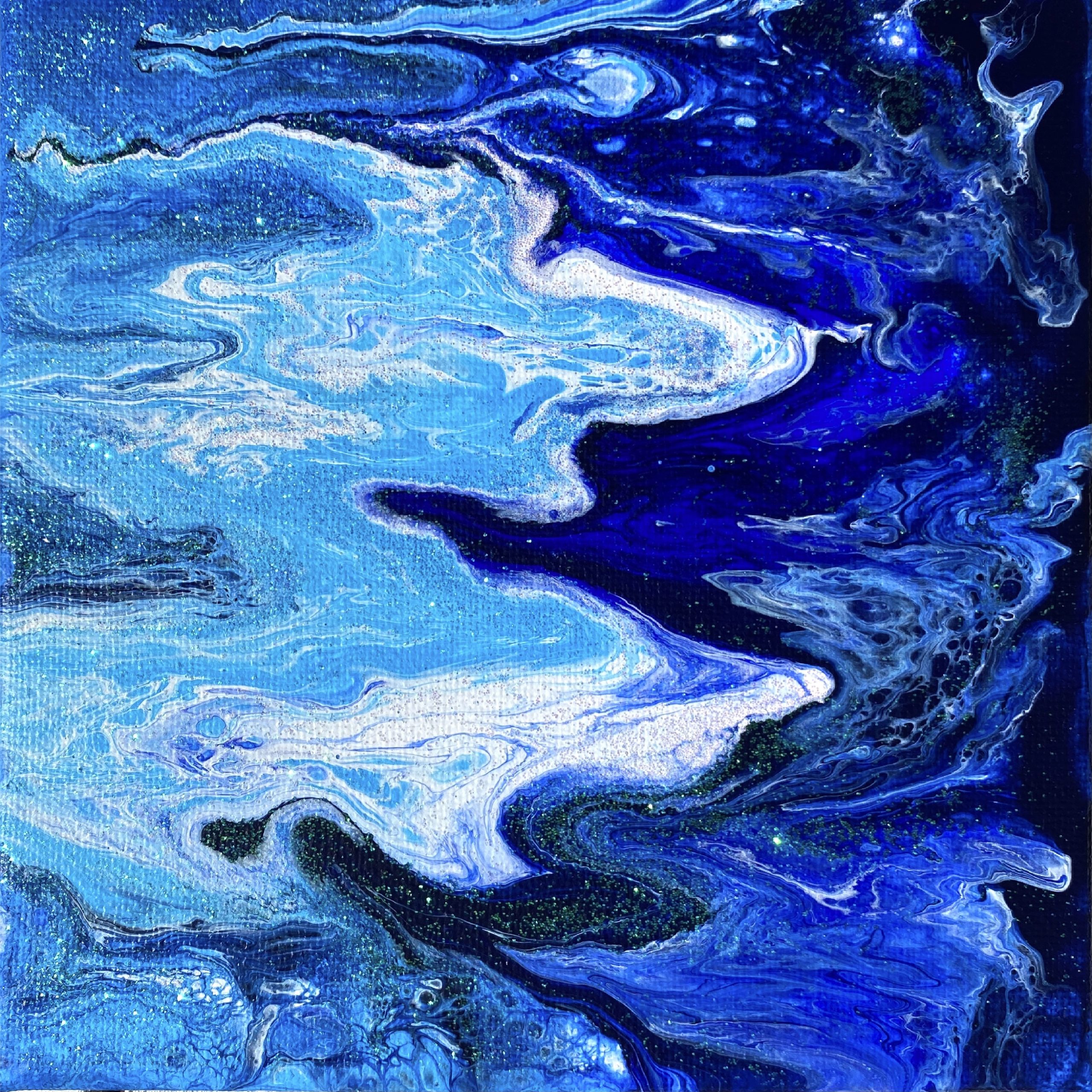 acrylic pour